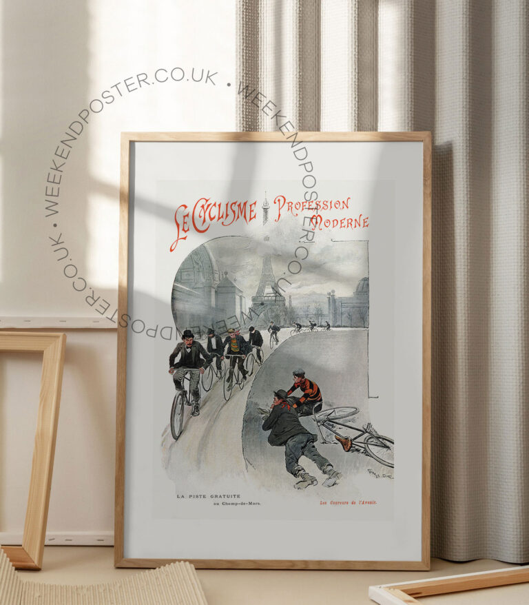 Le Cyclisme vintage poster
