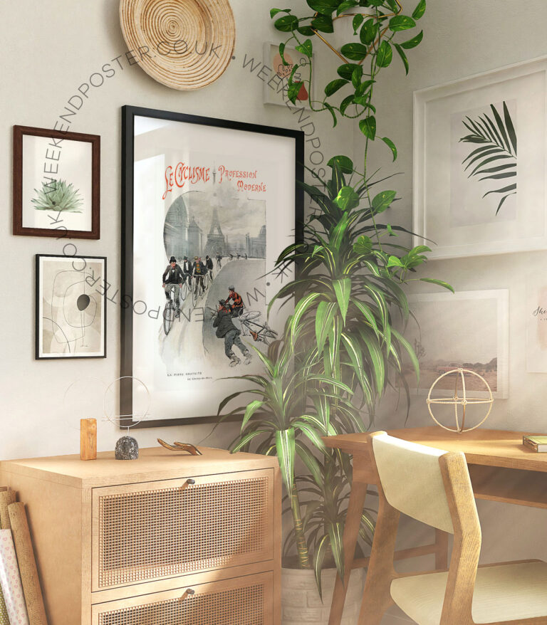 Le Cyclisme vintage poster