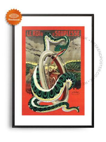 Le Roi De La Souplesse vintage poster