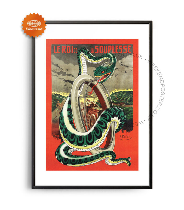 Le Roi De La Souplesse vintage poster