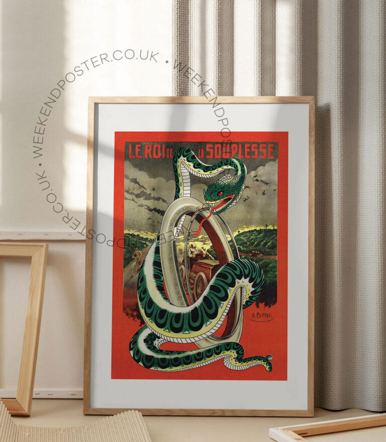 Le Roi De La Souplesse vintage poster