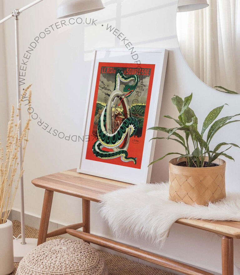 Le Roi De La Souplesse vintage poster