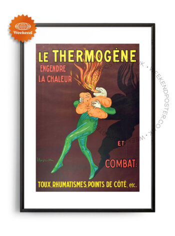 Le Thermogene vintage poster
