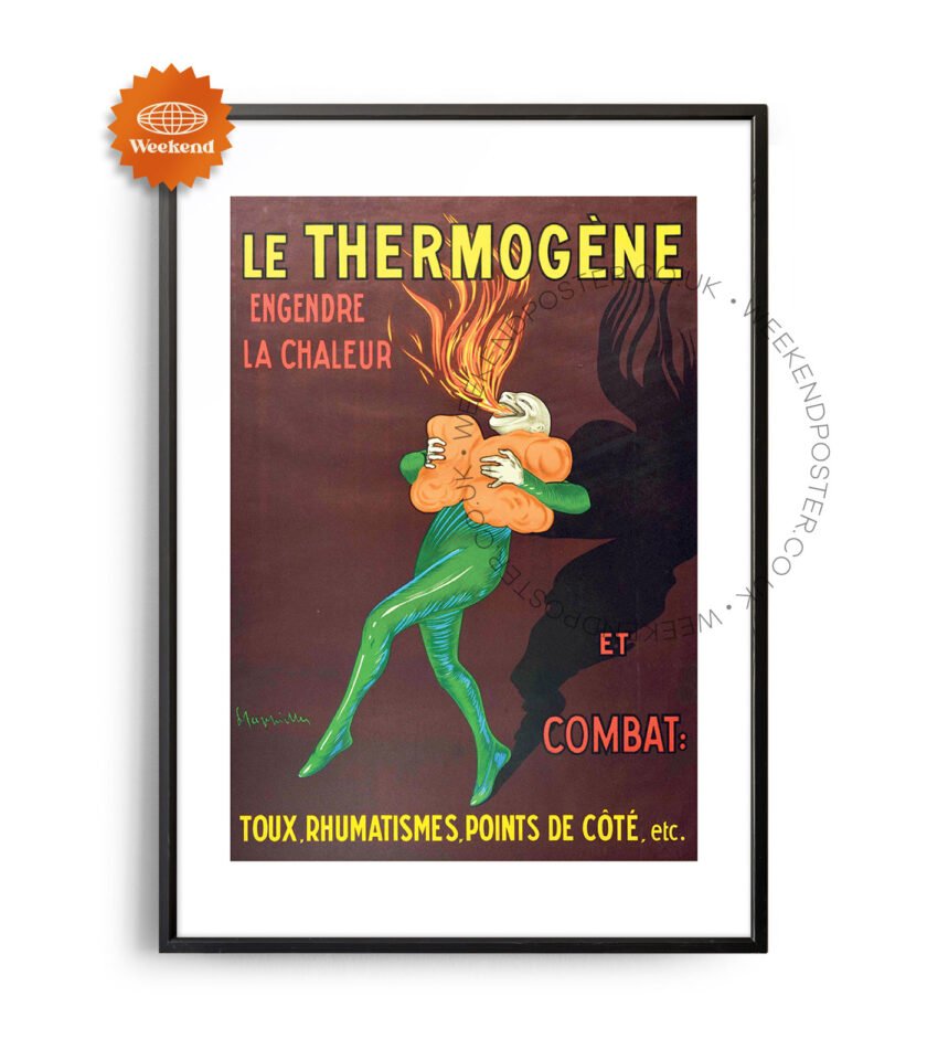 Le Thermogene vintage poster