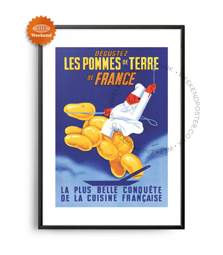 Les Pommes De Terre vintage poster