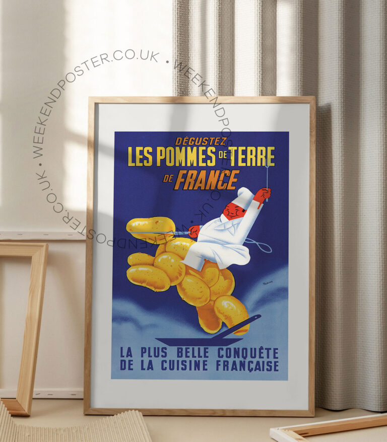 Les Pommes De Terre vintage poster