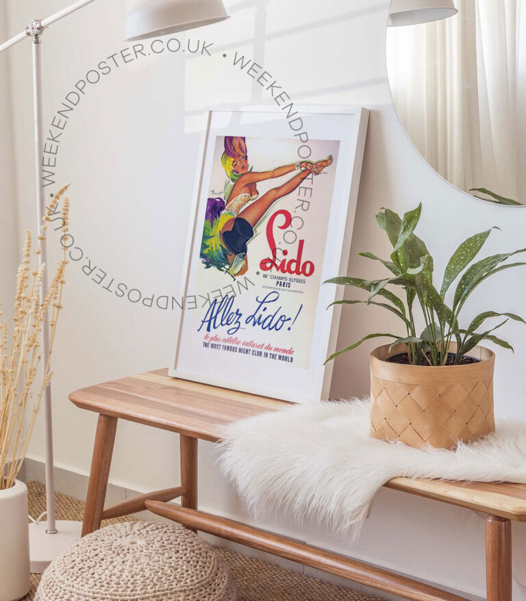 Lido Champs Elysees Paris vintage poster