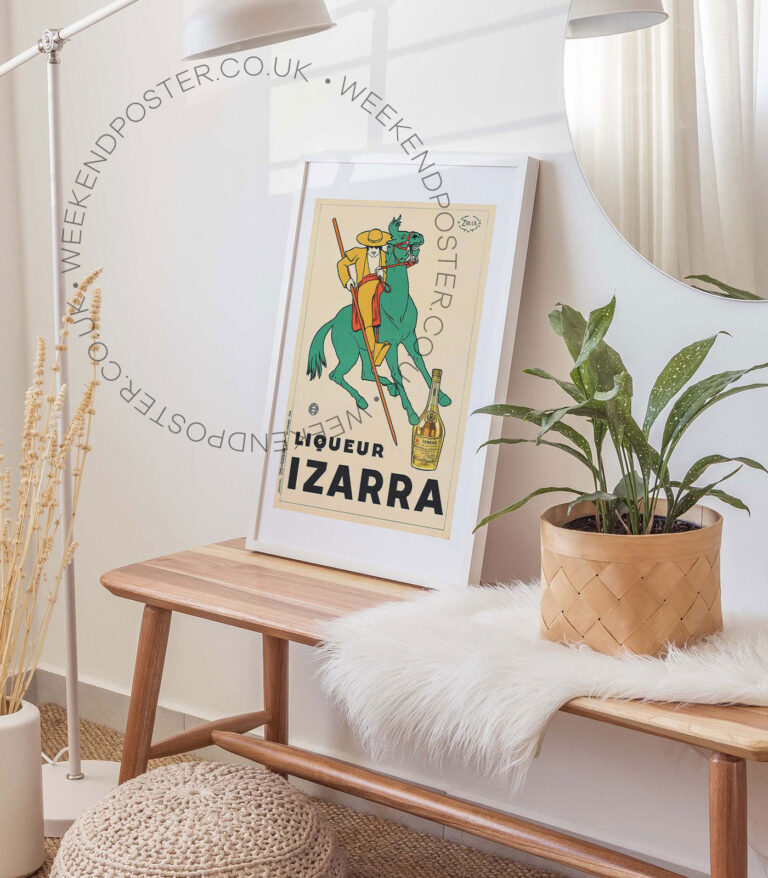 Liqueur Izarra vintage poster