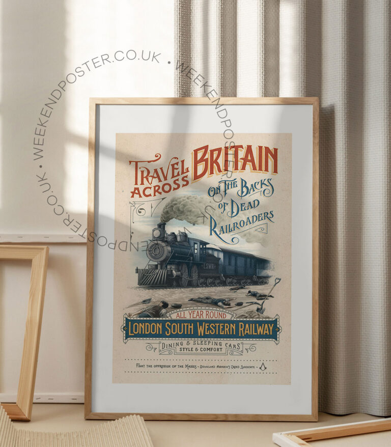 London South Western Railway vintage poster