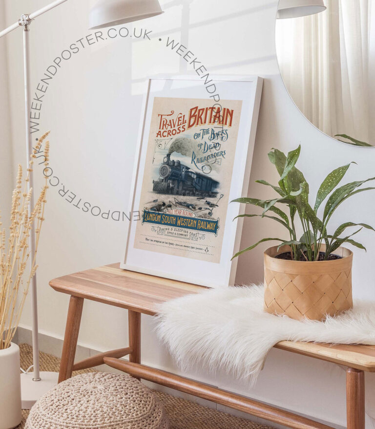 London South Western Railway vintage poster
