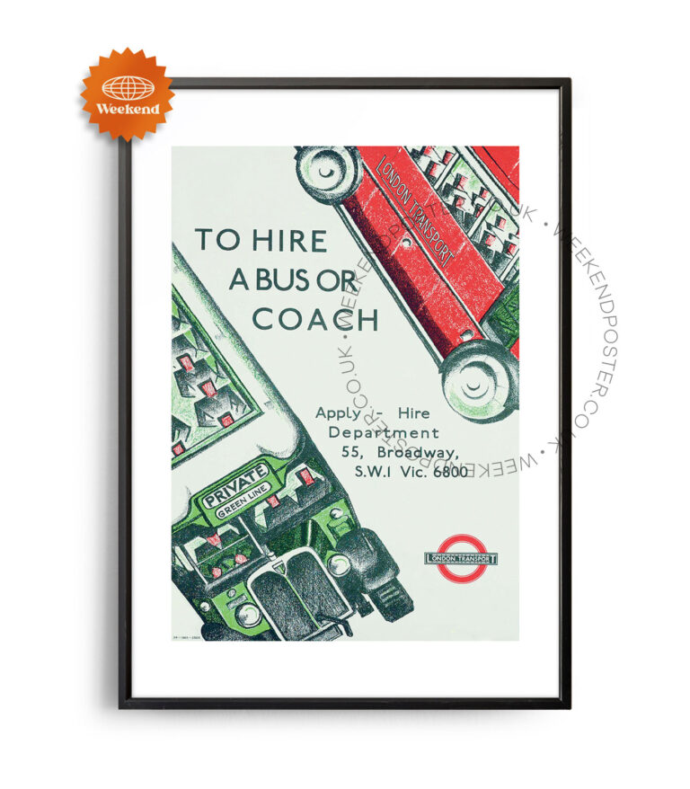 London Transport vintage poster
