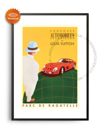 Louis Vuitton Automobiles vintage poster