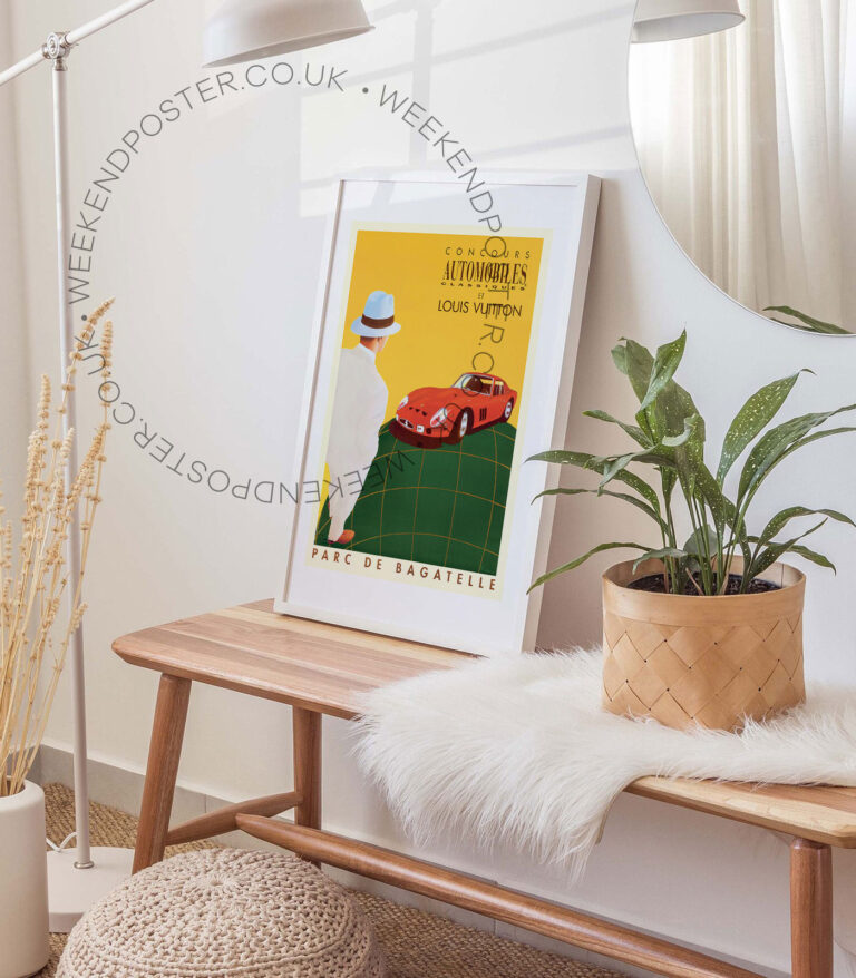 Louis Vuitton Automobiles vintage poster