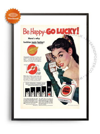 Lucky Strike vintage poster