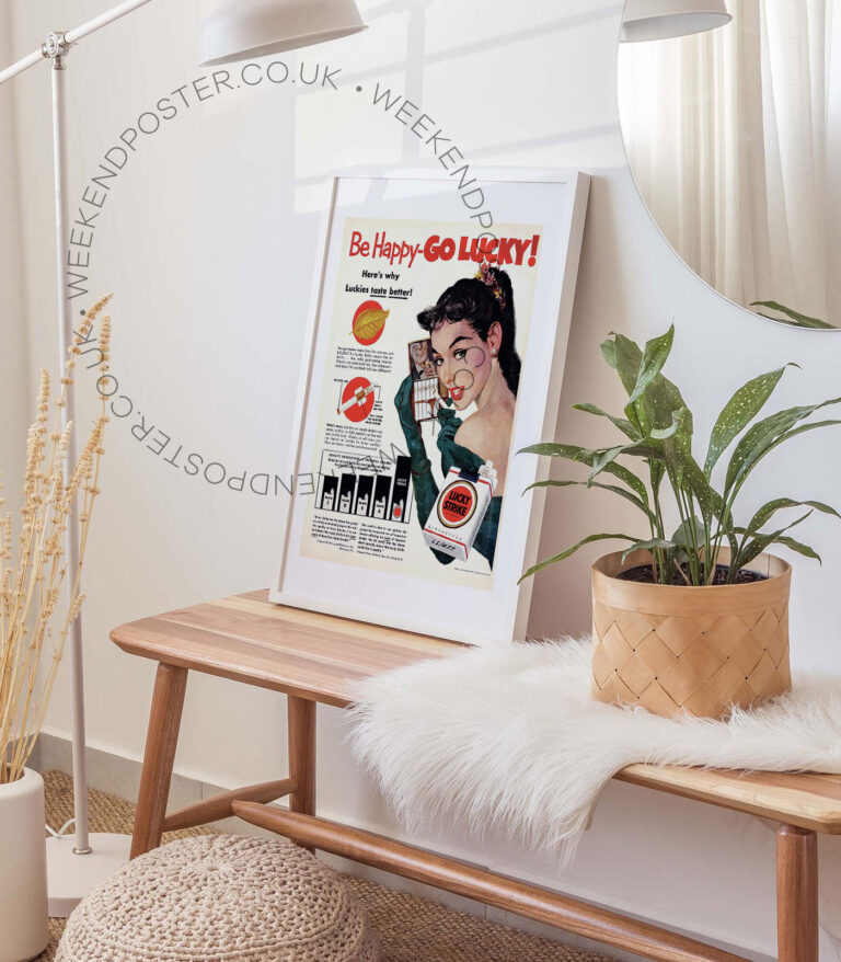 Lucky Strike vintage poster