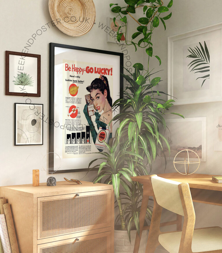 Lucky Strike vintage poster