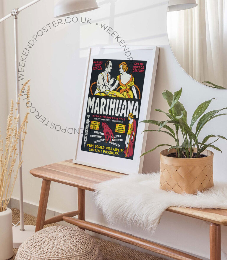 Marihuana vintage poster