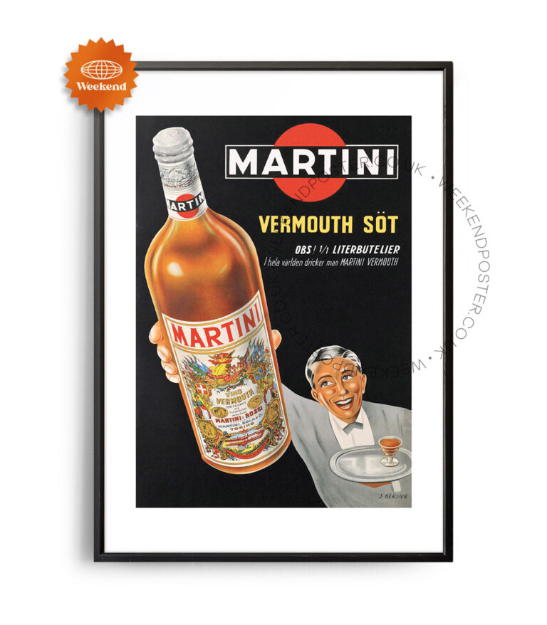 Martini vintage poster