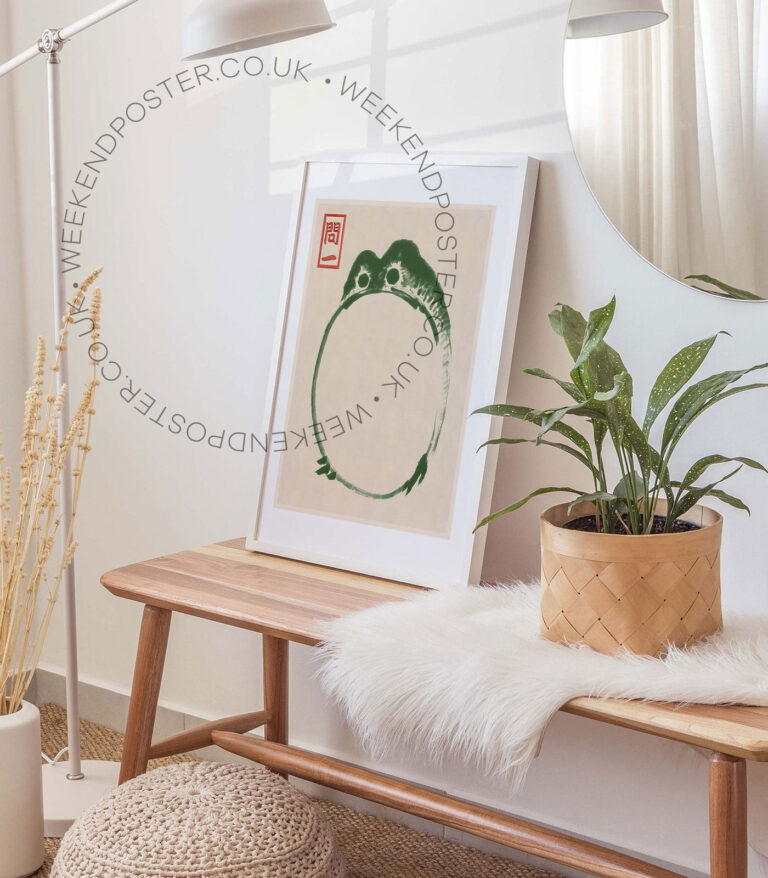 Matsumoto Hoji Frogs vintage poster