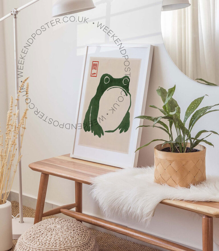 Matsumoto Hoji Frogs vintage poster