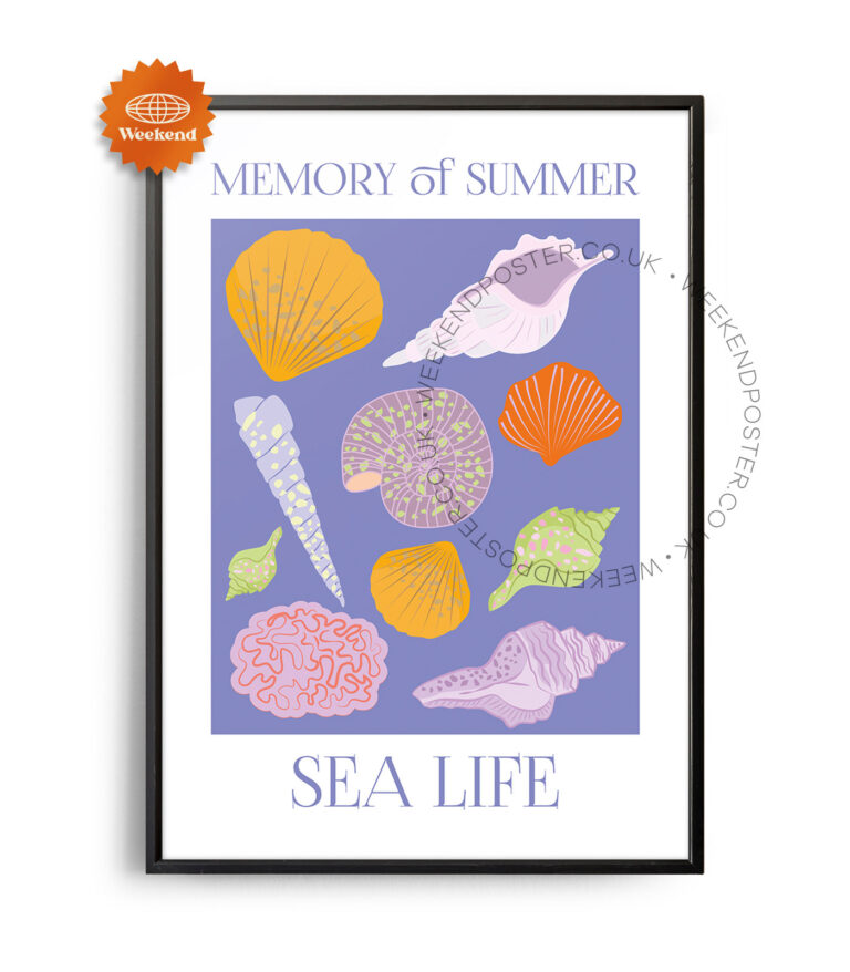 Memory of Summer Sea Life poster