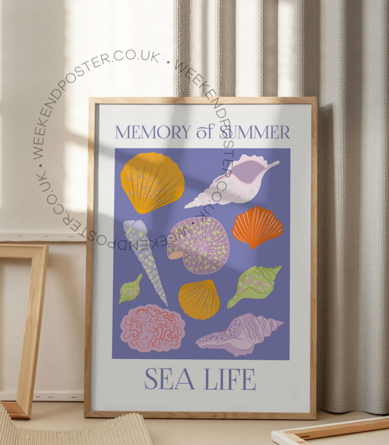 Memory of Summer Sea Life poster