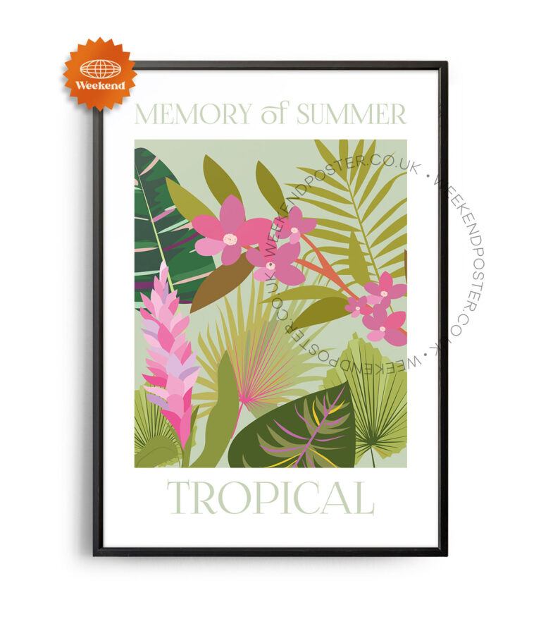Memory of Summer Tropical poster
