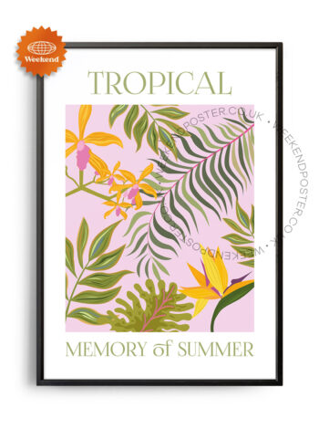 Memory of Summer Tropical poster