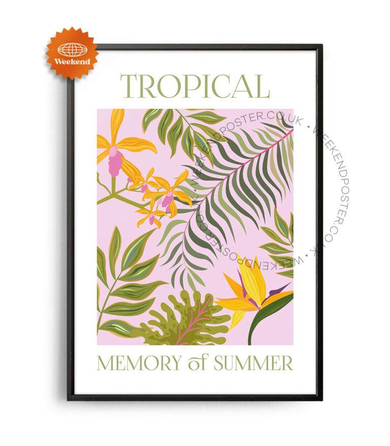 Memory of Summer Tropical poster