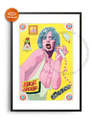 Mick Jagger vintage poster