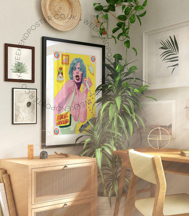 Mick Jagger vintage poster