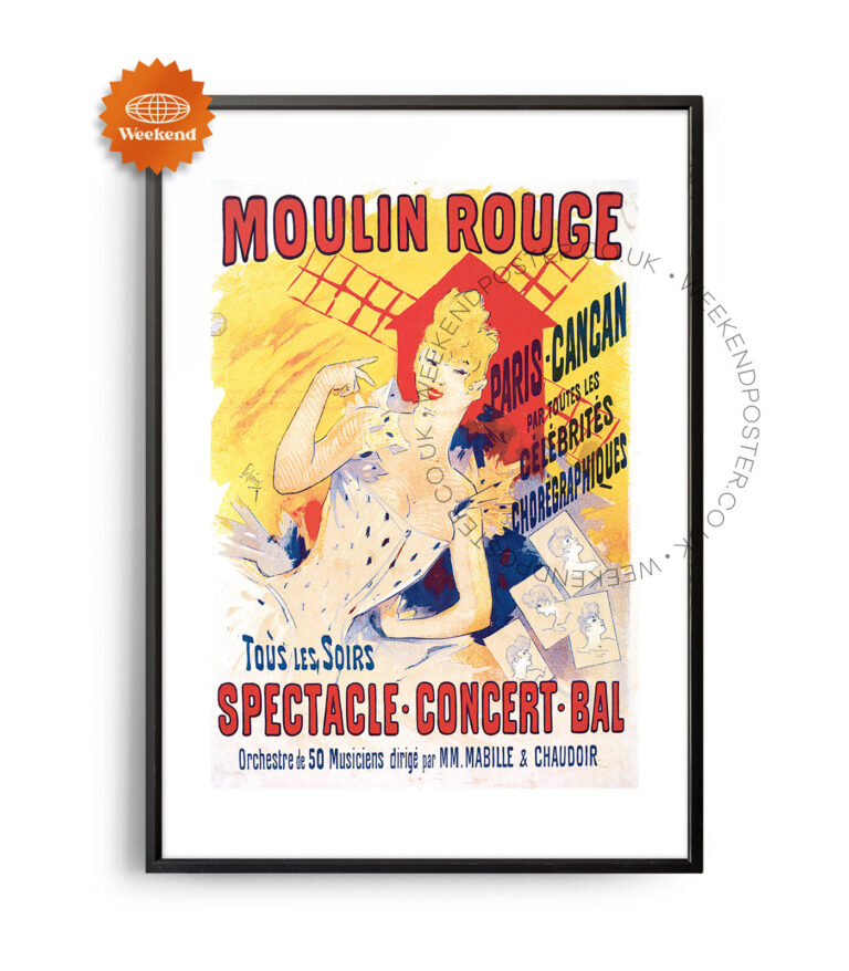 Moulin Rouge vintage poster