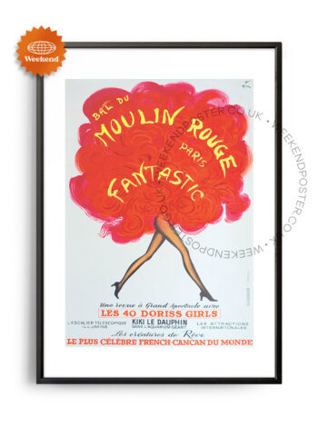 Moulin Rouge vintage poster