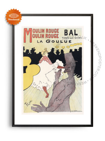 Moulin Rouge vintage poster