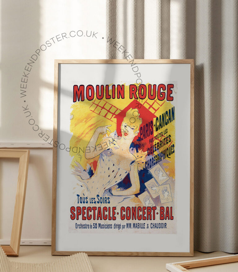 Moulin Rouge vintage poster