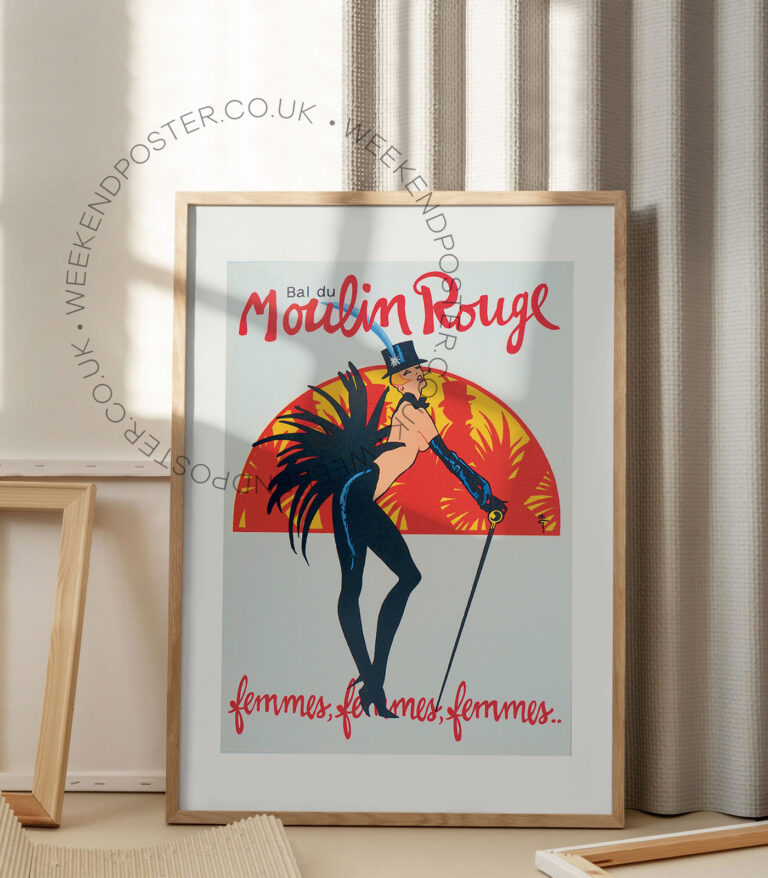 Moulin Rouge vintage poster