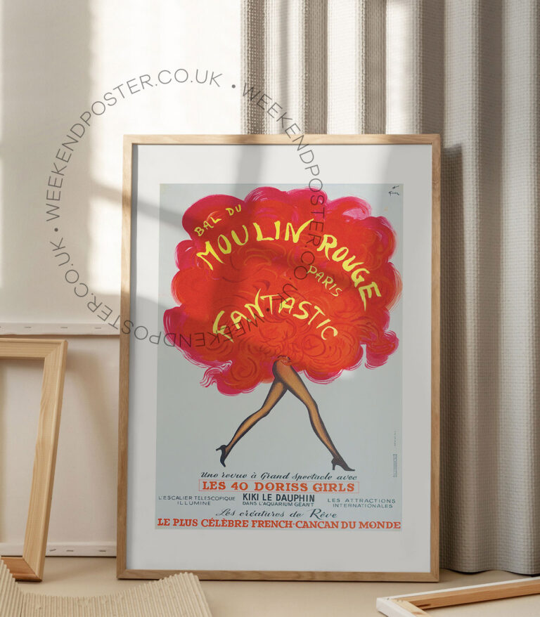 Moulin Rouge vintage poster