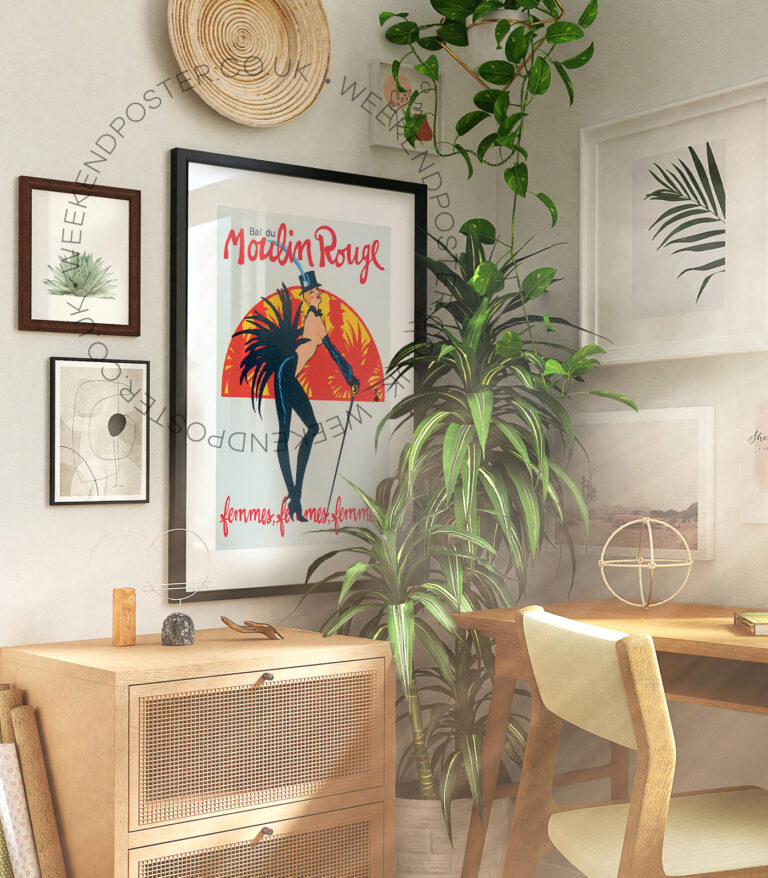 Moulin Rouge vintage poster