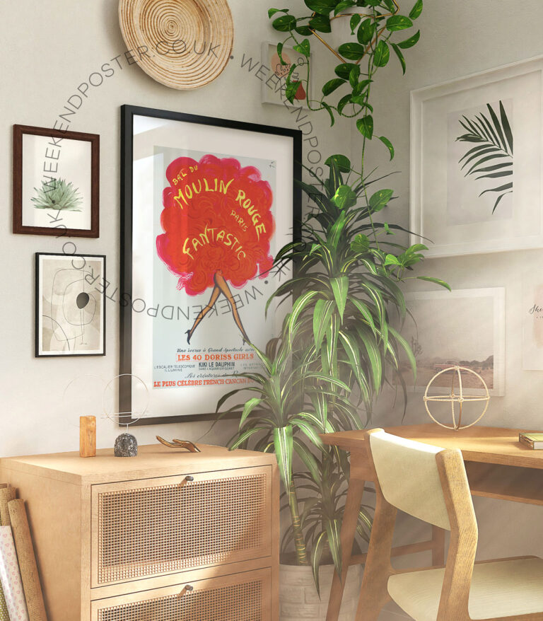 Moulin Rouge vintage poster