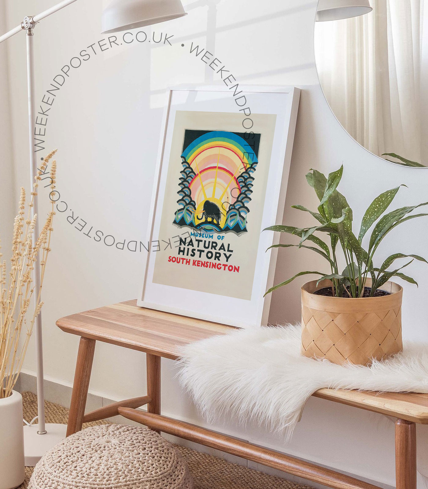 Museum Of Natural History South Kensington vintage poster - Image 3