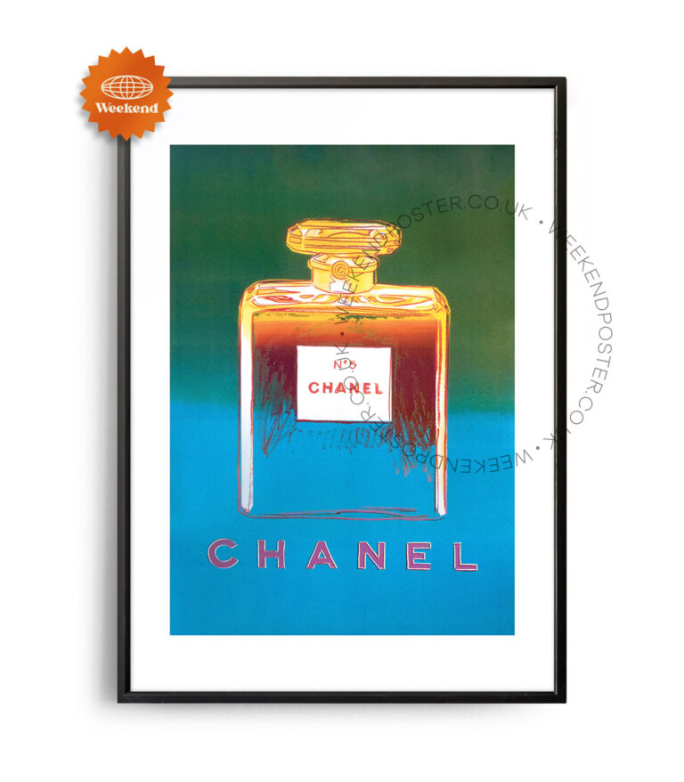 No5 Chanel vintage poster
