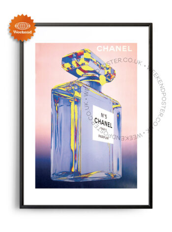 No5 Chanel vintage poster