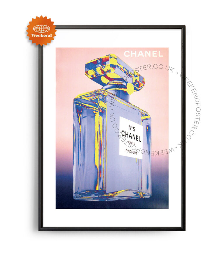 No5 Chanel vintage poster