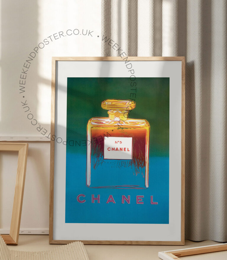 No5 Chanel vintage poster