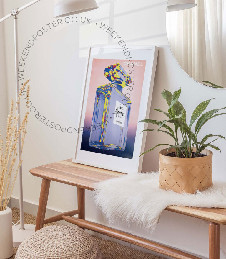 No5 Chanel vintage poster
