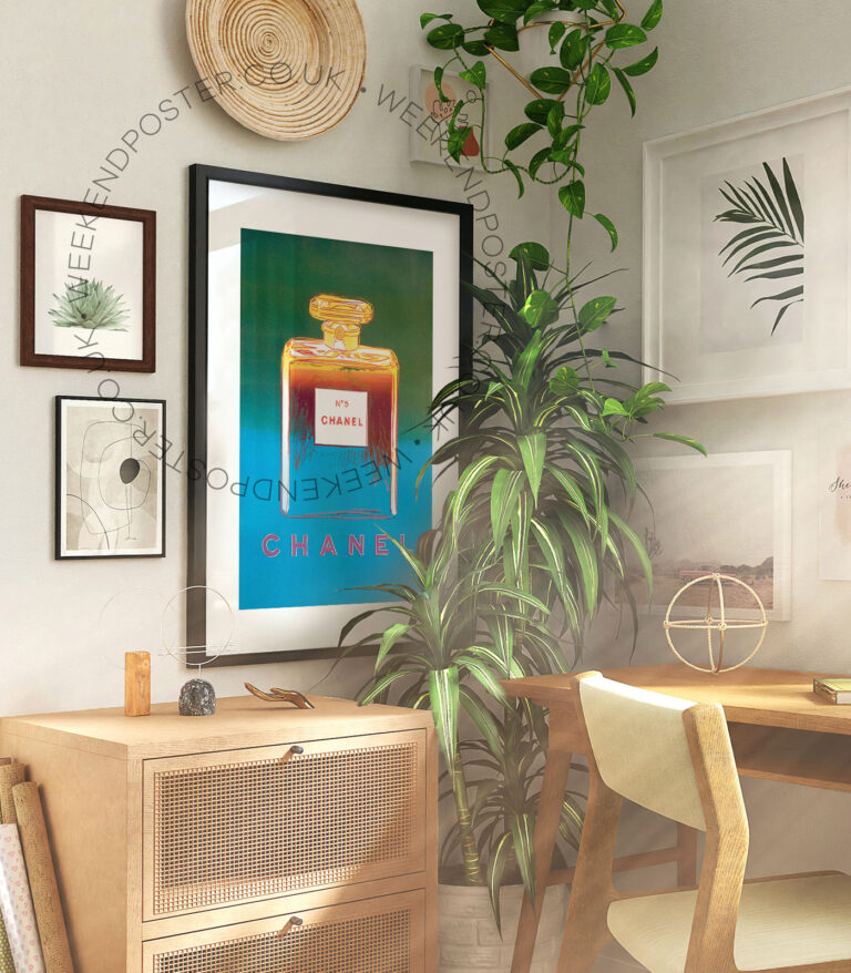 No5 Chanel vintage poster