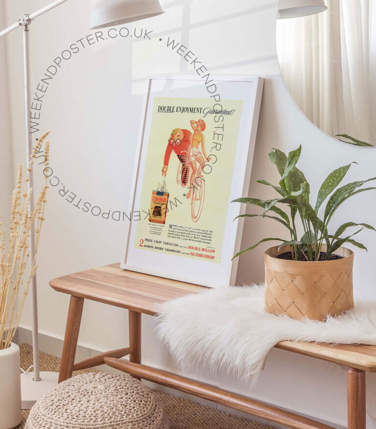 Old Gold Cigarettes vintage poster
