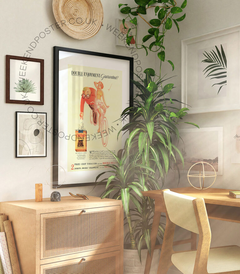 Old Gold Cigarettes vintage poster