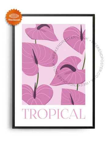 Pink Tropical poster