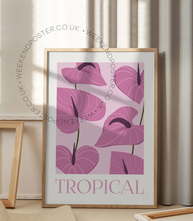 Pink Tropical poster